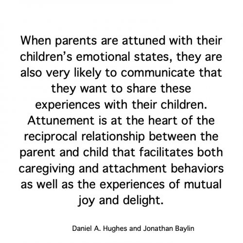 attunement, attune, in tune, attune with your children